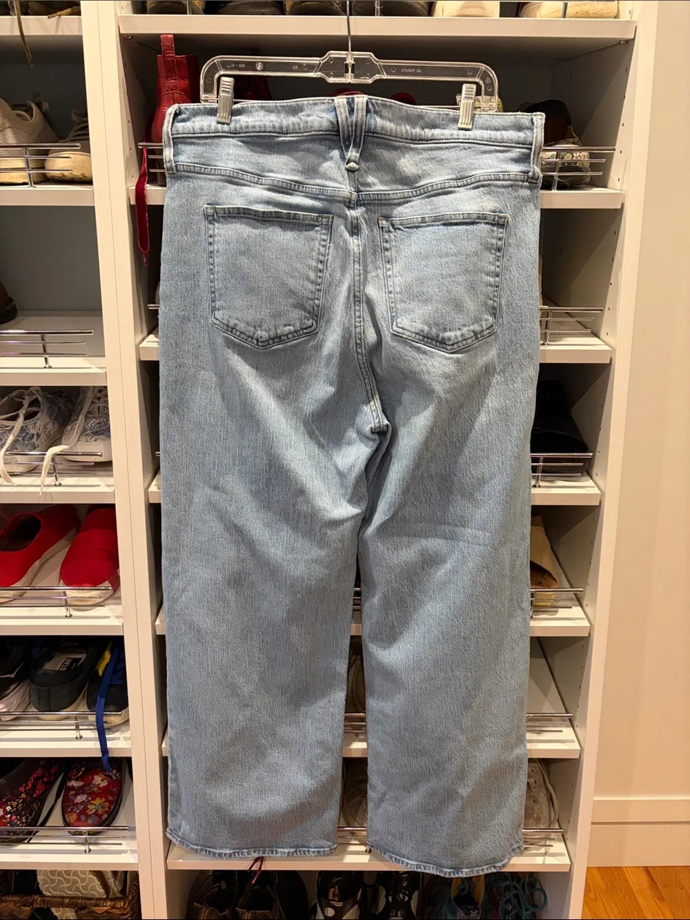J. Crew Light Blue Wide-Leg Jeans